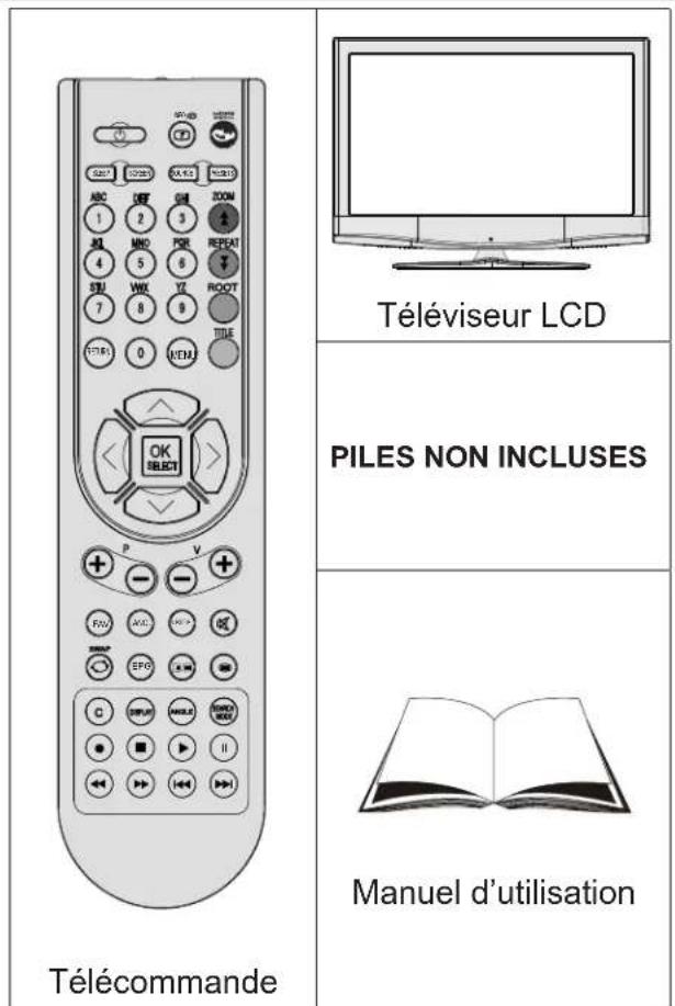SABA L32PV412 - Contenu du carton - 1