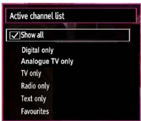 SABA L32PV412 - Managing Stations: Sorting Channel List - 1