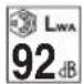 RYOBI RLM3313 - TUOTTEESSA OLEVAT SYMBOLIT - 18