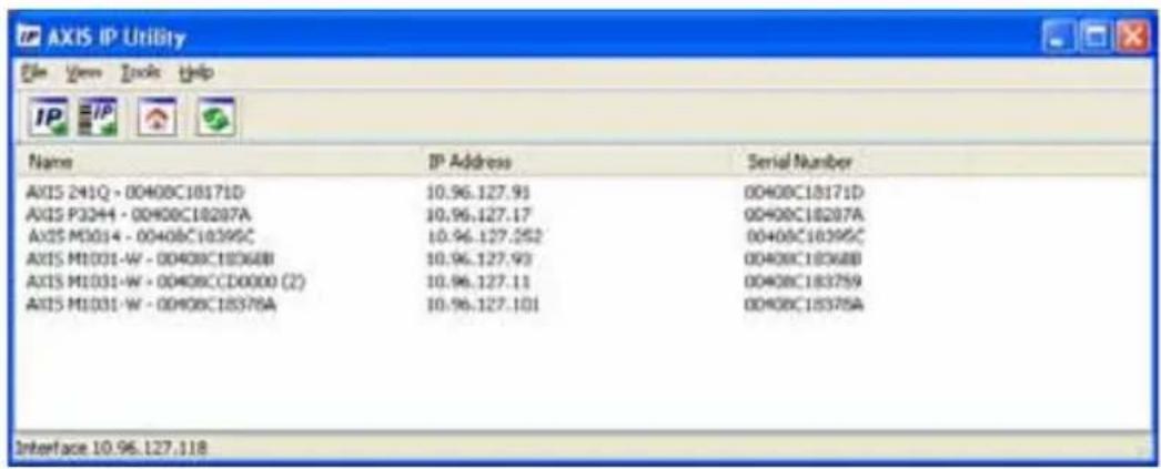AXIS P3346VE - AXIS IP Utility : une seuleamera et une petite installation - 1