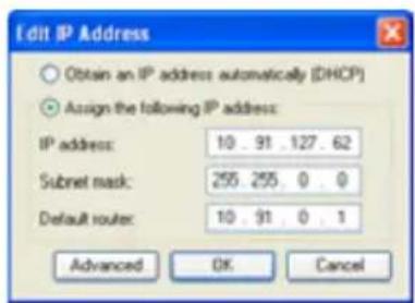 AXIS P3346VE - Attribution d'une adresse IP à un seul périphérique - 1