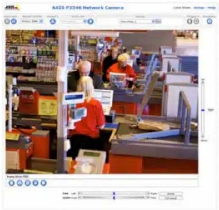 AXIS P3346VE - Access the video stream - 1