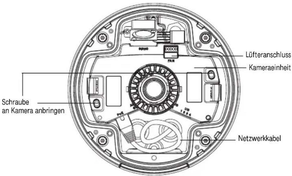 AXIS P3346VE - Installieren der Kameraeinheit - 1