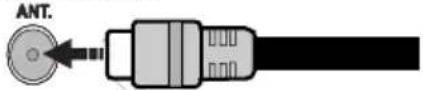 Qilive Q.1638 - Ligar a antena/Cabo - 1