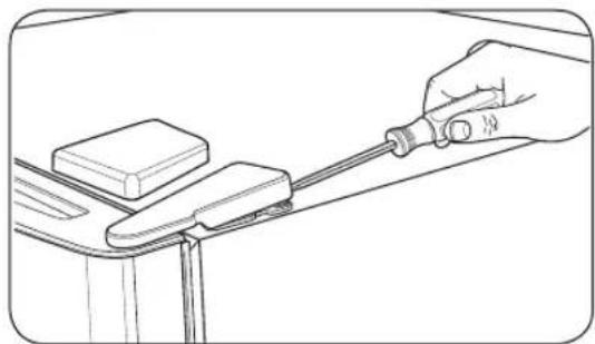 LG LTCS24223D - Removing Freezer Door - 1