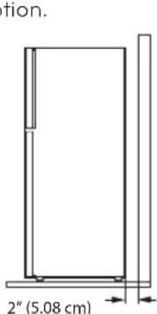 LG LTCS24223D - Keep a Proper Distance from Adjacent Objects - 1