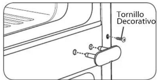 LG LTCS24223D - INVERTIR Y VOLVER A PONER LA PUERTA DEL REFRIGERADOR - 14