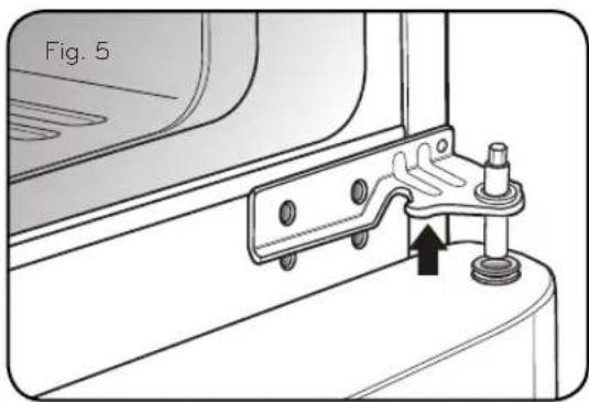 LG LTCS24223D - Retrait de la porte du réfrigerateur - 2