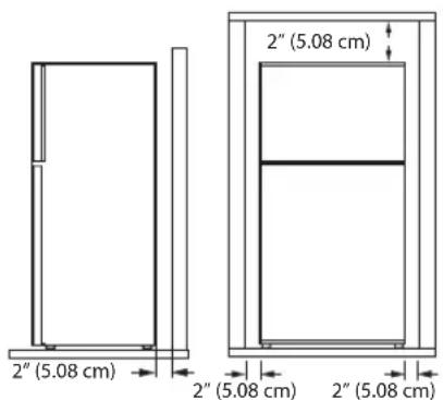 LG LTCS24223D - A una distancia adecuada de elementos cercanos - 1