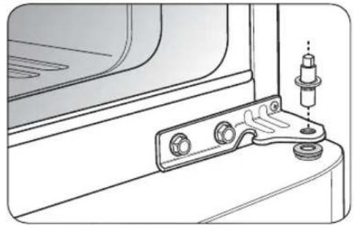 LG LTCS24223D - INVERTIR Y VOLVER A PONER LA PUERTA DEL REFRIGERADOR - 1