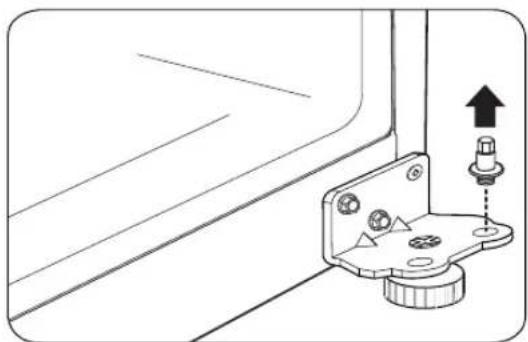 LG LTCS24223S - INVERTIR Y VOLVER A PONER LA PUERTA DEL REFRIGERADOR - 4