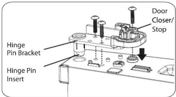 LG LTCS24223S - Reversing and Reinstalling Refrigerator Door - 10