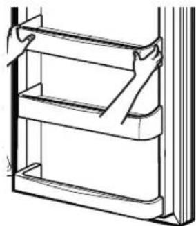 LG LTCS24223S - ANAQUELES EN LA PUERTA DEL REFRIGERADOR - 1