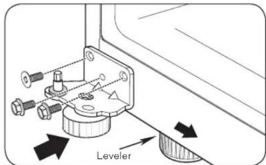 LG LTCS24223S - Reversing and Reinstalling Refrigerator Door - 8