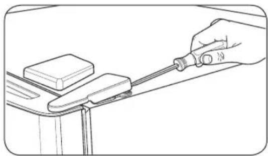 LG LTCS24223S - Removing Freezer Door - 1