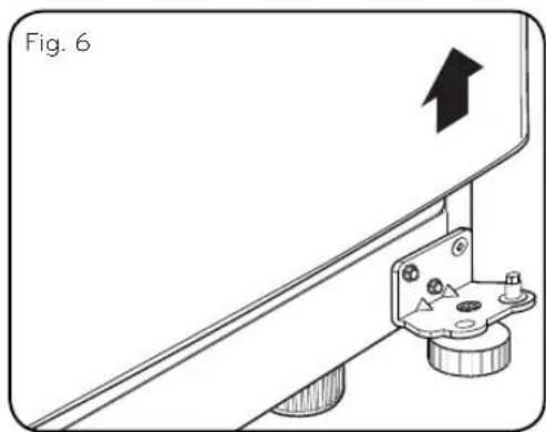 LG LTCS24223S - Para qitar puerta del refrigerador. - 3