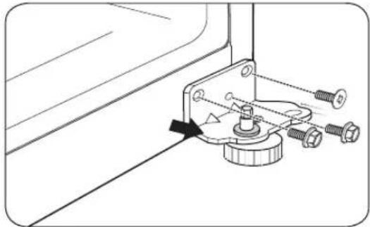 LG LTCS24223S - INVERTIR Y VOLVER A PONER LA PUERTA DEL REFRIGERADOR - 6