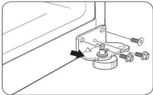 LG LTCS24223S - Reversing and Reinstalling Refrigerator Door - 6