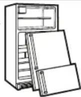 LG LTCS24223S - PELIGRO: LOS NINOS PUEDEN QUEDAR ATRAPADOS - 1