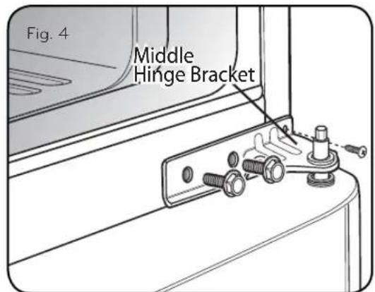 LG LTCS24223S - Removing Refrigerator Door - 1