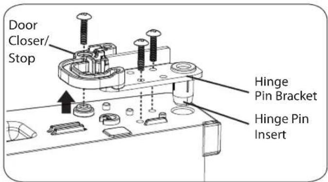LG LTCS24223S - Reversing and Reinstalling Refrigerator Door - 9