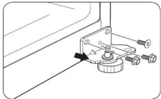 LG LTCS24223S - Inversement et reinstallation de la portede réfrigérateur - 6
