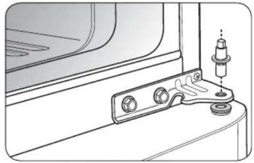 LG LTCS24223S - INVERTIR Y VOLVER A PONER LA PUERTA DEL REFRIGERADOR - 1