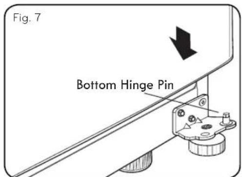LG LTCS24223S - Replacing Refrigerator Door - 1