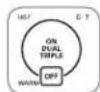 LG LSCE305ST - Pour activer la Zone de Cuisson Triple - 1