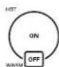 LG LSCE305ST - To turn off the Cooking Zone: - 1