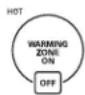 LG LSCE305ST - To activate the warming zone: - 1