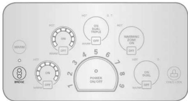 LG LSCE305ST - Pour activer la Zone de Cuisson Pont : - 2