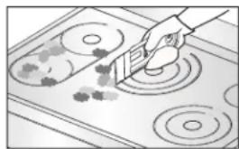 LG LSCE305ST - To clean the glass-ceramic Step.1 - 1