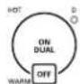 LG LSCE305ST - To Activate the Dual Cooking Zone - 2