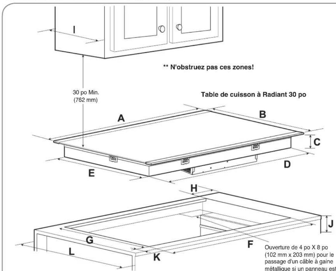 LG LSCE305ST - INFORMATION IMPORTANTE POUR L'INSTALLATION - 1
