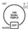LG LSCE305ST - To Activate the Triple Cooking Zone - 3
