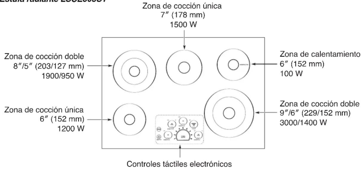 LG LSCE305ST - CERÁMICO RADIANTE - 1