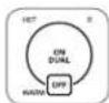 LG LSCE305ST - Pour activer la Zone de Cuisson Double - 1