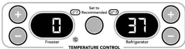 KITCHENAID KBBR306ESS - To Adjust Set Point Temperatures: - 1