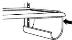 KITCHENAID KBBR306ESS - Pour retirer et réinstaller le casier à vin : - 1