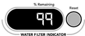 KITCHENAID KBBR306ESS - Water Filter Indicator (on some models) - 1