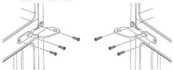 GE GNE25JGKBB - ③ REMOVING CENTER HINGES AND BRACKETS - 2