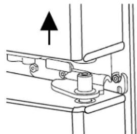 GE GNE25JGKBB - REMOVE THE REFRIGERATOR DOORS - 3