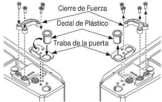Cierre de Fuerza Dedal de Plástico Traba de la puerta