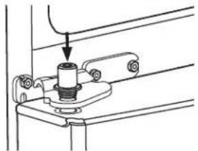 GE GNE25JGKBB - ② REINSTALL FREEZER DOOR. - 3