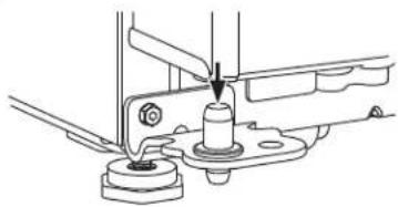 GE GNE25JGKBB - ② REINSTALL FREEZER DOOR. - 2