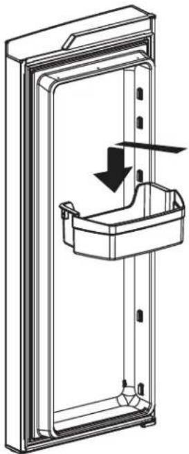 GE GNE25JGKBB - Non-Adjustable Gallon Door Bins (on some models) - 1