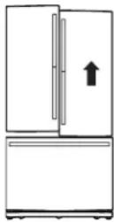 GE GNE25JGKBB - NIVELACIÓN DE LAS PUERTAS DEL REFRIGERADOR (en algunos modelos) - 2
