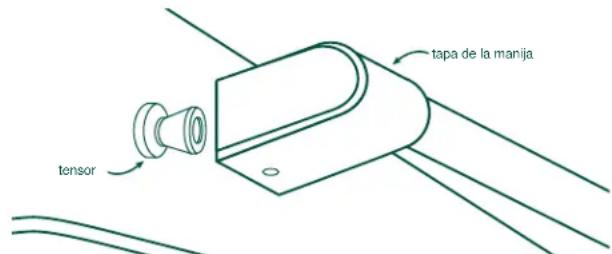 GE UNC15NJII - INSTRUCCIONES PARA INVERTIR LA POSICION DE LA MANIJA - 2