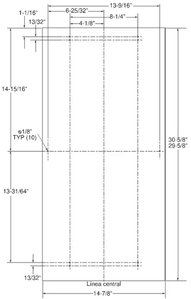 GE UNC15NJII - Para Panel Estándar: - 2